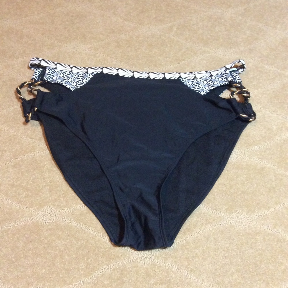 Ashley Graham X S4A NWOT Cut-Out Swim Bottom, 14